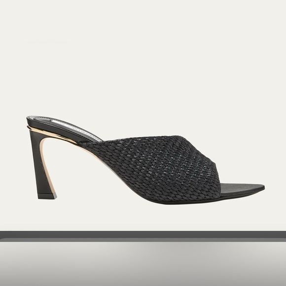 Victoria Beckham raffia mules sandal 36.5 - Picture 2 of 6
